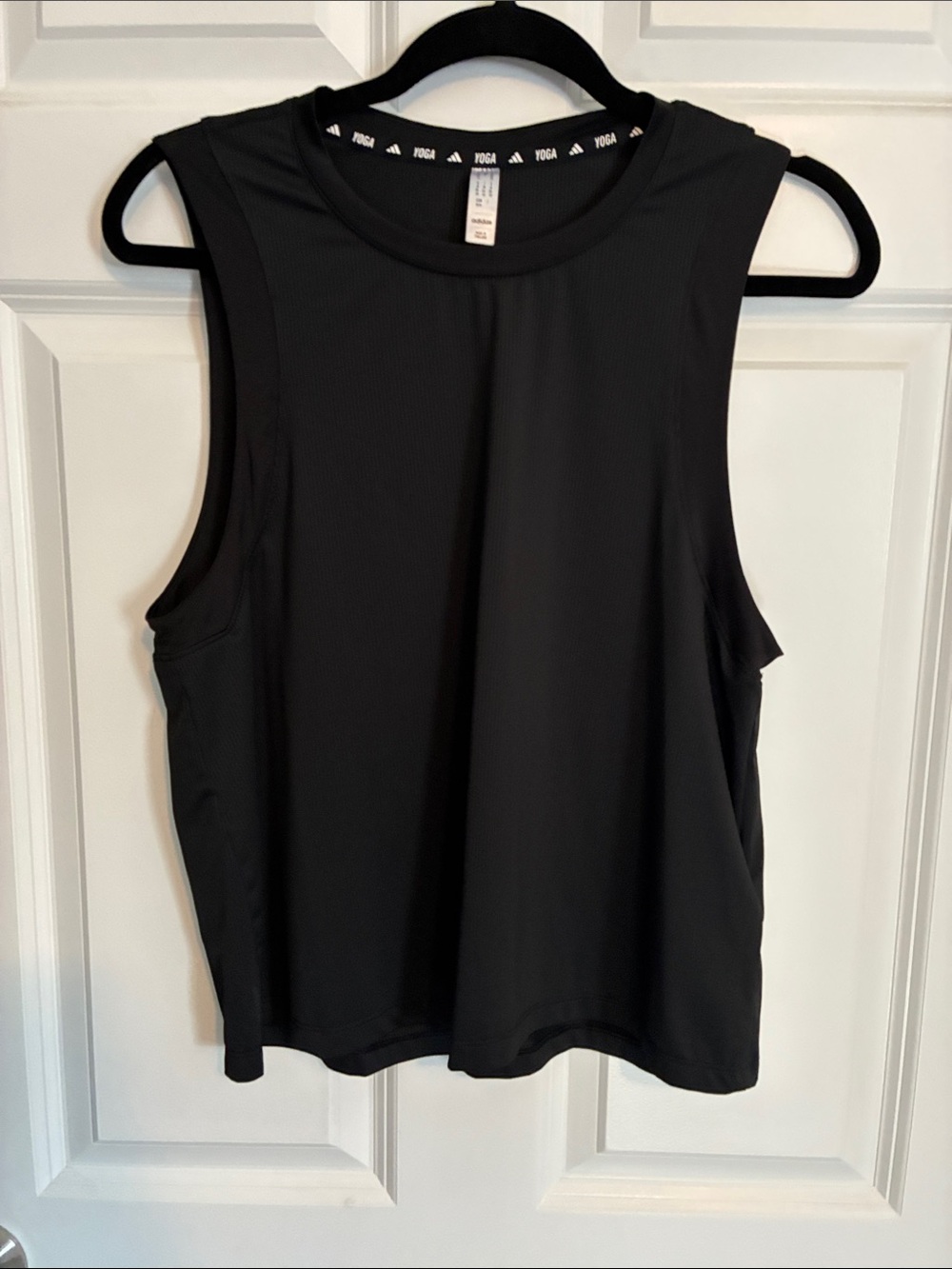 adidas Black Sleeveless Performance Tank